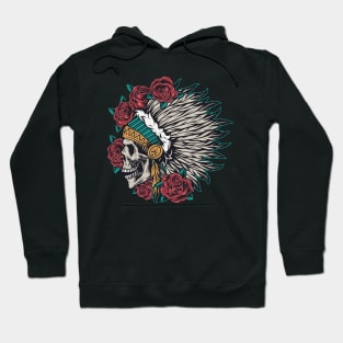 Local Rose Skull Hoodie